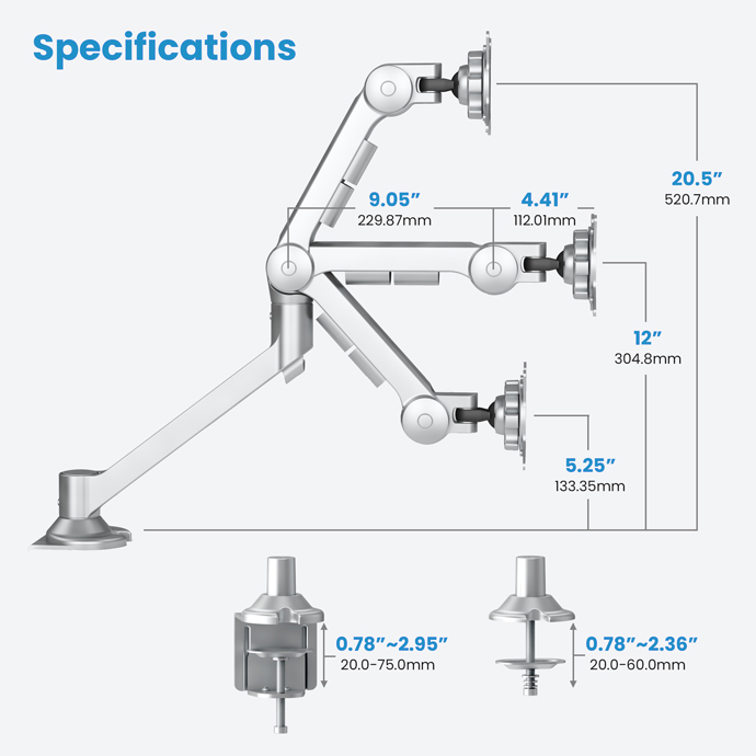 ACE20 Monitor Arm